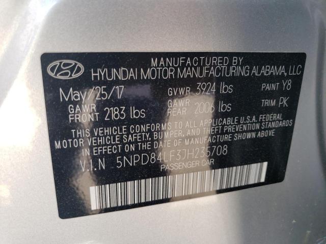 Photo 12 VIN: 5NPD84LF3JH235708 - HYUNDAI ELANTRA 