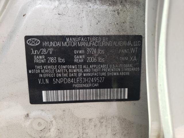 Photo 9 VIN: 5NPD84LF3JH249527 - HYUNDAI ELANTRA SE 