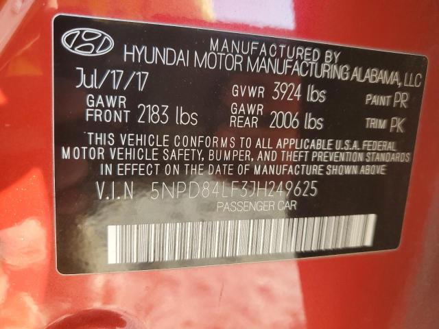 Photo 11 VIN: 5NPD84LF3JH249625 - HYUNDAI ELANTRA SE 