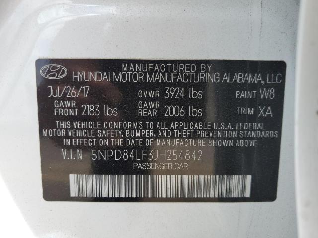 Photo 12 VIN: 5NPD84LF3JH254842 - HYUNDAI ELANTRA 