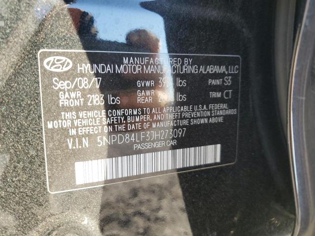 Photo 11 VIN: 5NPD84LF3JH273097 - HYUNDAI ELANTRA SE 