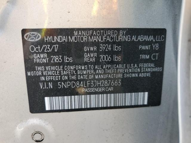 Photo 11 VIN: 5NPD84LF3JH287663 - HYUNDAI ELANTRA 