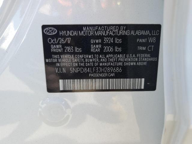 Photo 12 VIN: 5NPD84LF3JH289686 - HYUNDAI ELANTRA SE 