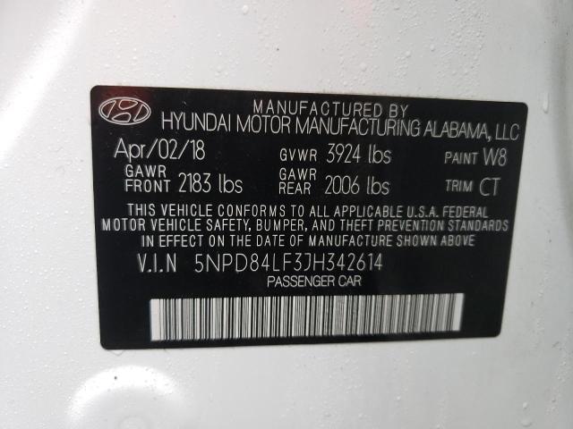 Photo 11 VIN: 5NPD84LF3JH342614 - HYUNDAI ELANTRA SE 