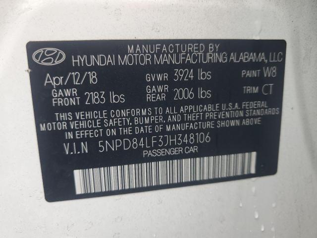 Photo 11 VIN: 5NPD84LF3JH348106 - HYUNDAI ELANTRA SE 