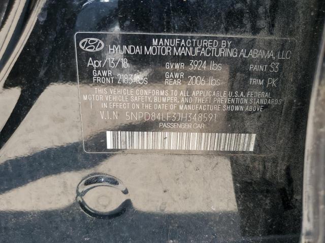 Photo 11 VIN: 5NPD84LF3JH348591 - HYUNDAI ELANTRA SE 