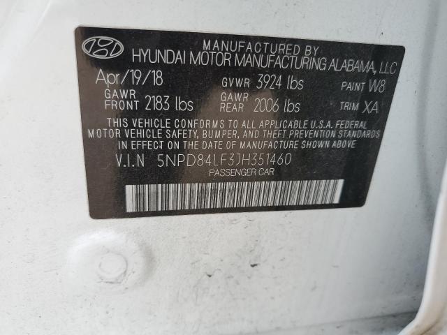 Photo 11 VIN: 5NPD84LF3JH351460 - HYUNDAI ELANTRA SE 