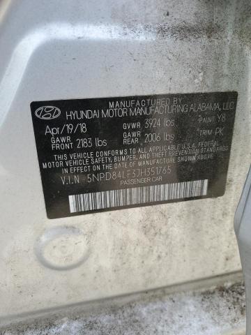 Photo 12 VIN: 5NPD84LF3JH351765 - HYUNDAI ELANTRA 