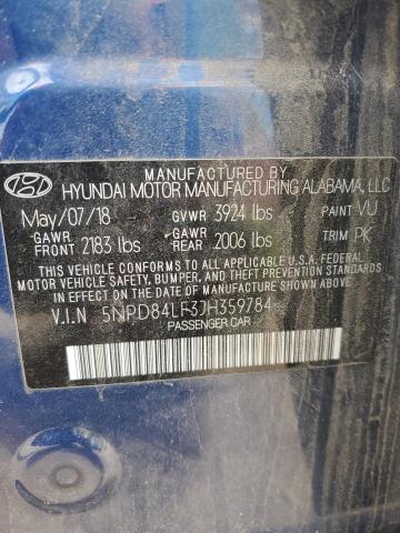 Photo 11 VIN: 5NPD84LF3JH359784 - HYUNDAI ELANTRA 