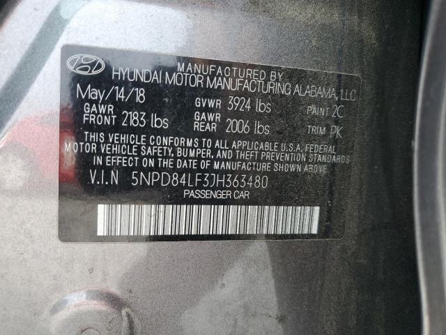 Photo 11 VIN: 5NPD84LF3JH363480 - HYUNDAI ELANTRA SE 