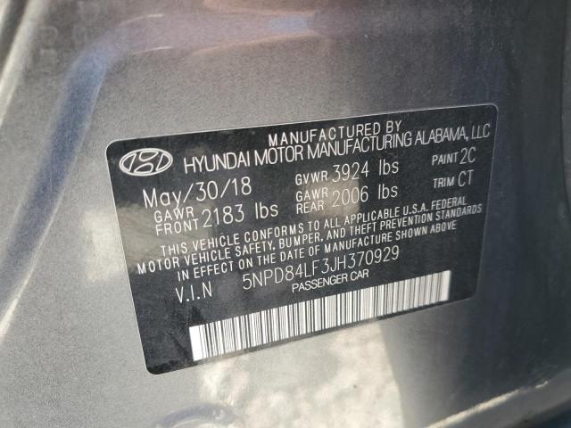 Photo 11 VIN: 5NPD84LF3JH370929 - HYUNDAI ELANTRA 