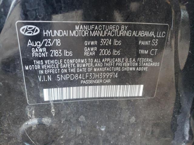 Photo 11 VIN: 5NPD84LF3JH399914 - HYUNDAI ELANTRA SE 