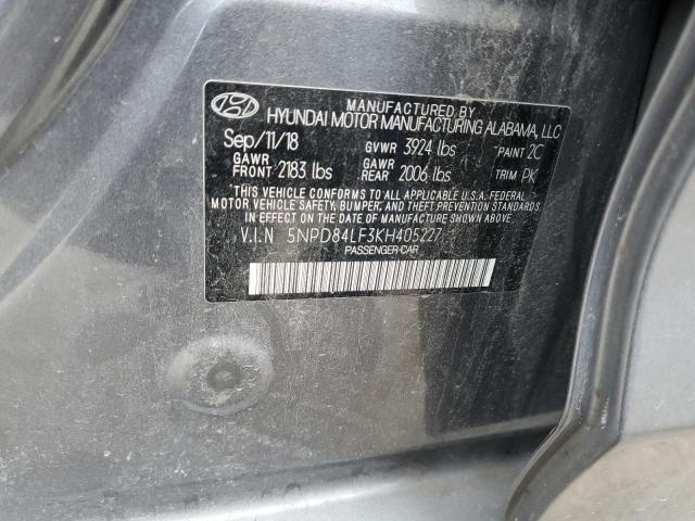 Photo 11 VIN: 5NPD84LF3KH405227 - HYUNDAI ELANTRA 