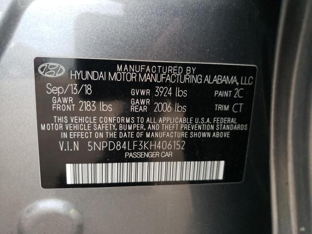 Photo 11 VIN: 5NPD84LF3KH406152 - HYUNDAI ELANTRA SE 