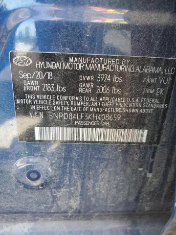 Photo 11 VIN: 5NPD84LF3KH408659 - HYUNDAI ELANTRA SE 