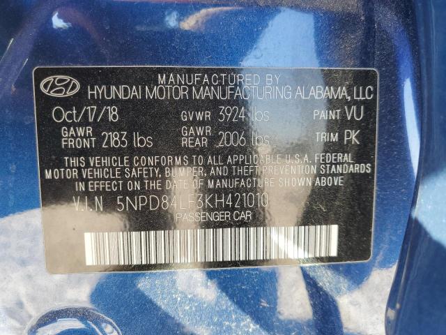 Photo 12 VIN: 5NPD84LF3KH421010 - HYUNDAI ELANTRA SE 