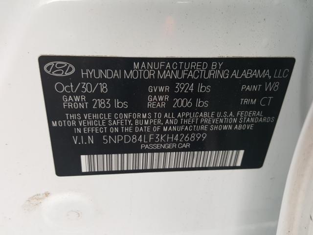 Photo 9 VIN: 5NPD84LF3KH426899 - HYUNDAI ELANTRA SE 