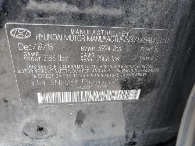 Photo 11 VIN: 5NPD84LF3KH453438 - HYUNDAI ELANTRA SE 