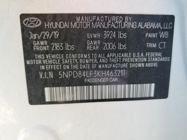 Photo 12 VIN: 5NPD84LF3KH463211 - HYUNDAI ELANTRA SE 