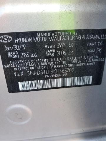 Photo 12 VIN: 5NPD84LF3KH463709 - HYUNDAI ELANTRA SE 