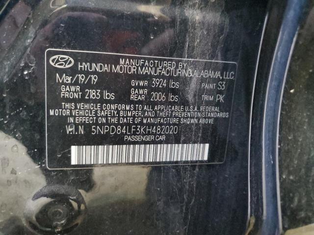 Photo 11 VIN: 5NPD84LF3KH482020 - HYUNDAI ELANTRA SE 