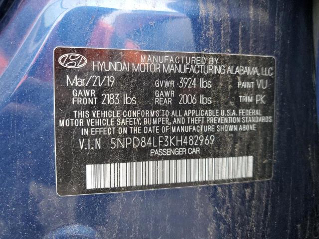 Photo 12 VIN: 5NPD84LF3KH482969 - HYUNDAI ELANTRA SE 