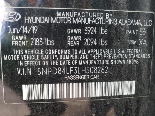 Photo 12 VIN: 5NPD84LF3LH508262 - HYUNDAI ELANTRA SE 