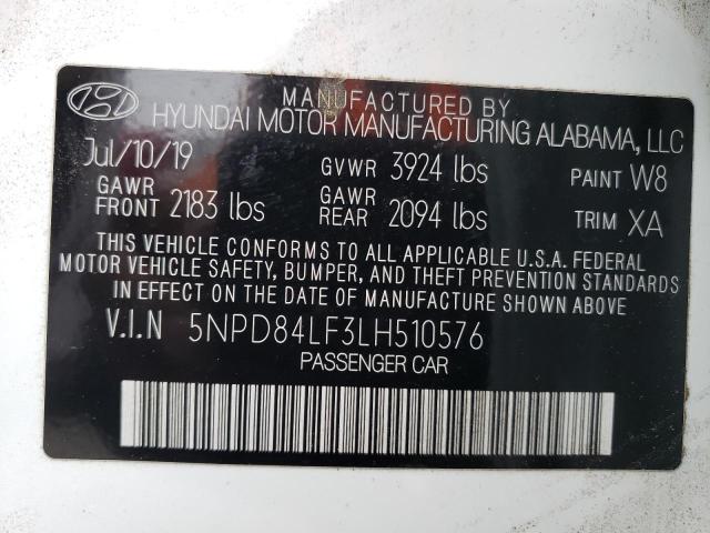 Photo 12 VIN: 5NPD84LF3LH510576 - HYUNDAI ELANTRA 