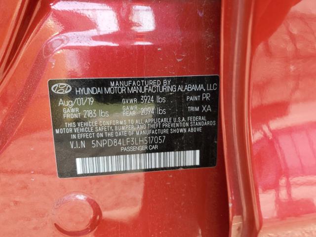 Photo 11 VIN: 5NPD84LF3LH517057 - HYUNDAI ELANTRA SE 