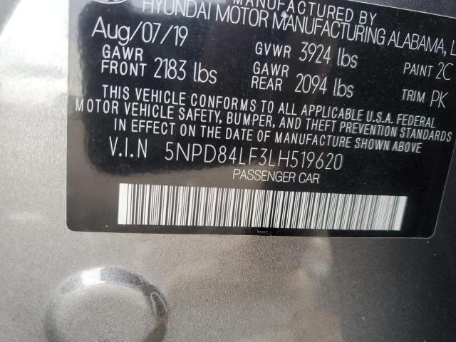 Photo 11 VIN: 5NPD84LF3LH519620 - HYUNDAI ELANTRA 