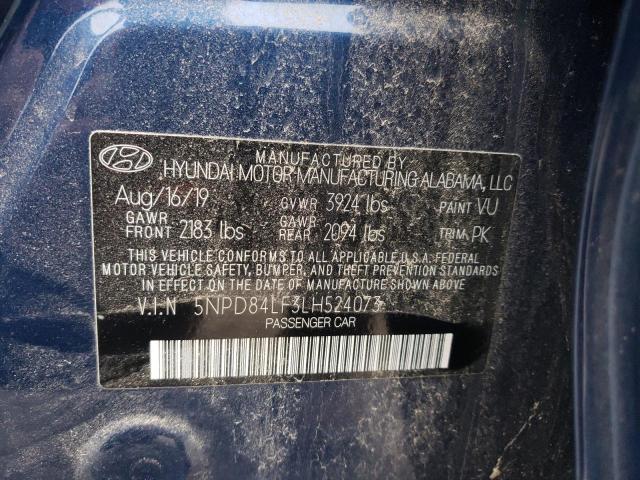 Photo 11 VIN: 5NPD84LF3LH524073 - HYUNDAI ELANTRA SE 