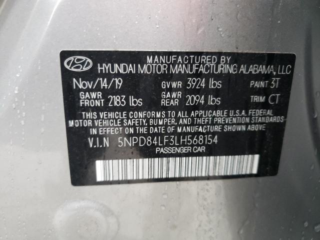 Photo 11 VIN: 5NPD84LF3LH568154 - HYUNDAI ELANTRA 