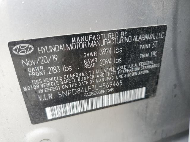 Photo 11 VIN: 5NPD84LF3LH569465 - HYUNDAI ELANTRA 