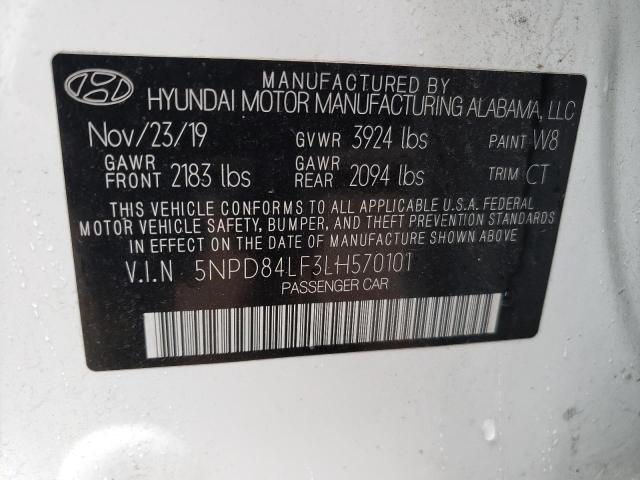 Photo 11 VIN: 5NPD84LF3LH570101 - HYUNDAI ELANTRA SE 