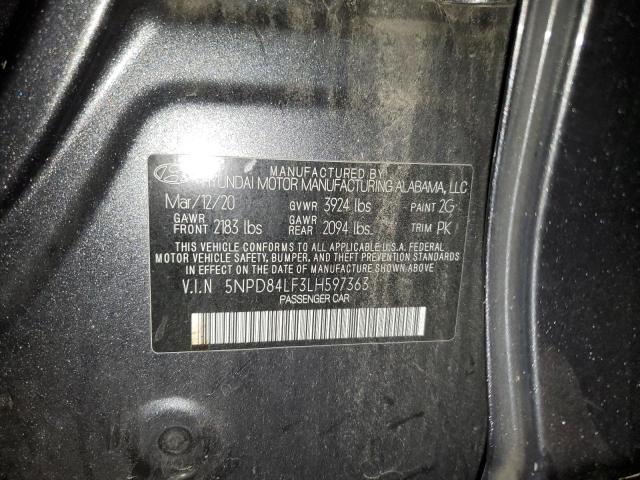 Photo 11 VIN: 5NPD84LF3LH597363 - HYUNDAI ELANTRA 