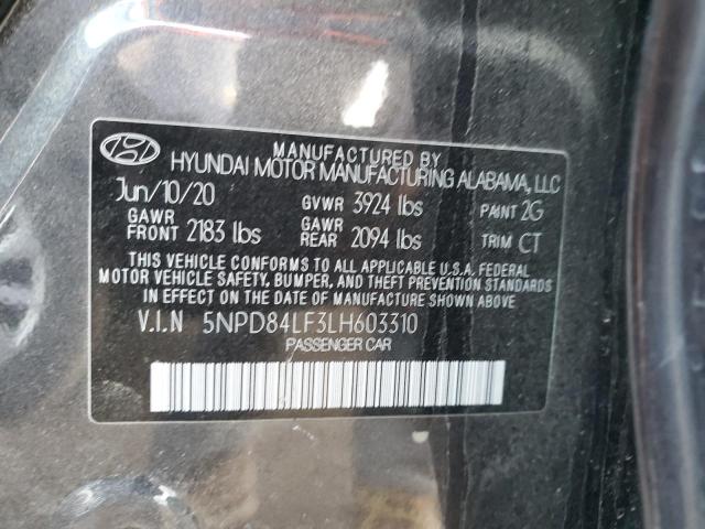 Photo 11 VIN: 5NPD84LF3LH603310 - HYUNDAI ELANTRA SE 