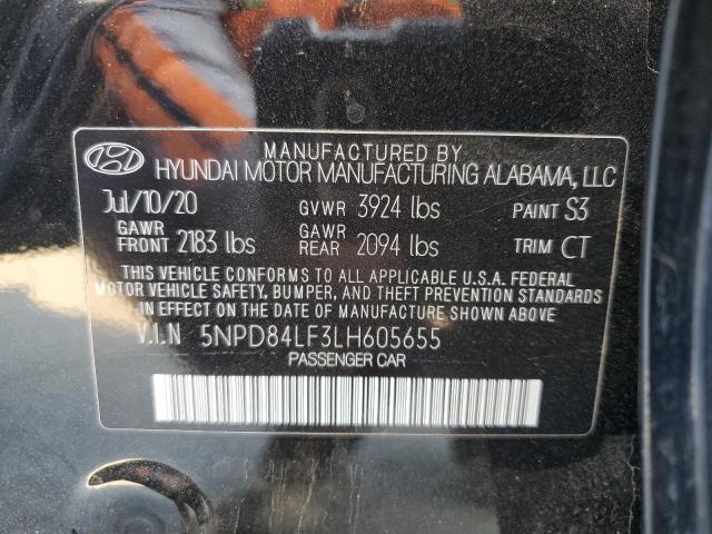 Photo 11 VIN: 5NPD84LF3LH605655 - HYUNDAI ELANTRA SE 