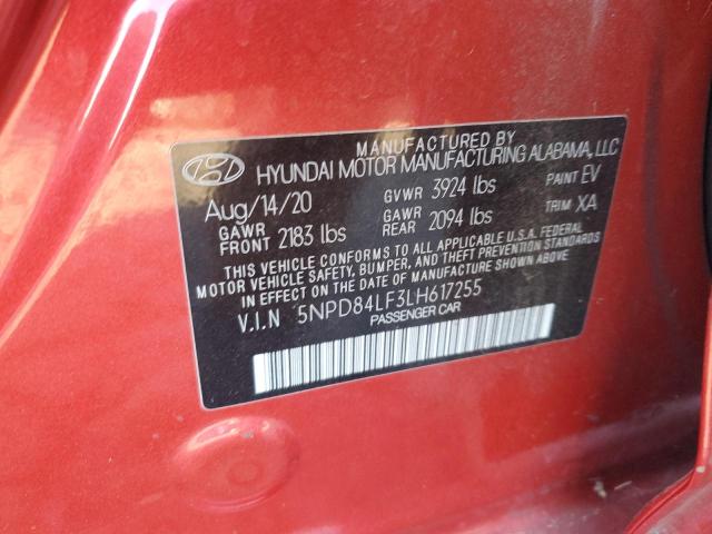 Photo 11 VIN: 5NPD84LF3LH617255 - HYUNDAI ELANTRA SE 