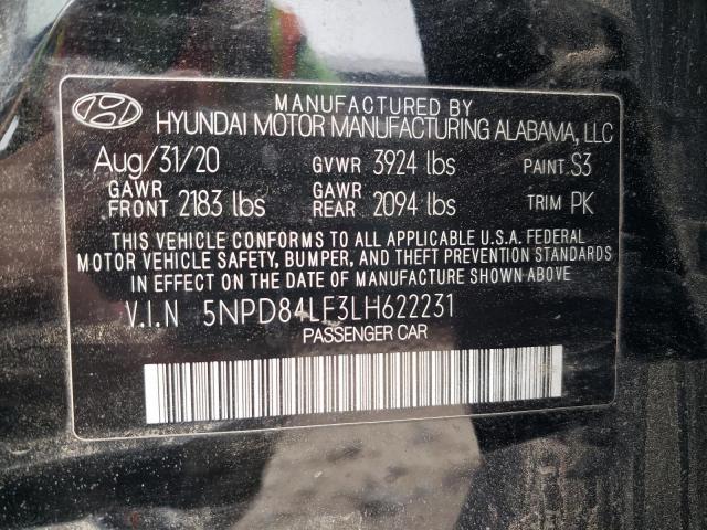 Photo 11 VIN: 5NPD84LF3LH622231 - HYUNDAI ELANTRA SE 