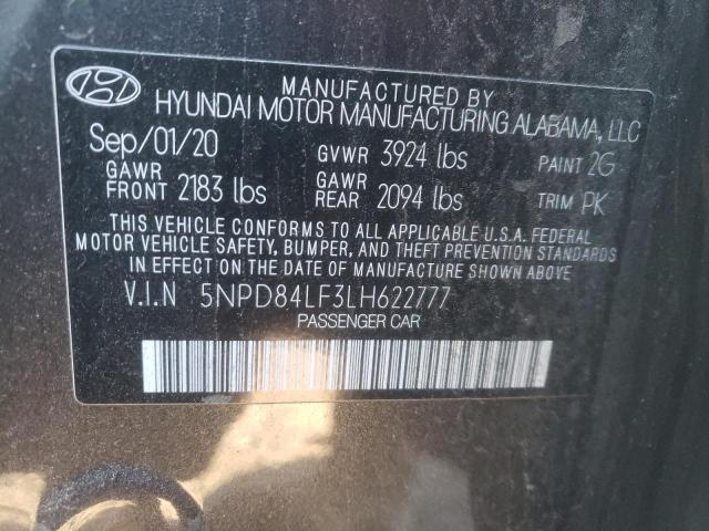 Photo 11 VIN: 5NPD84LF3LH622777 - HYUNDAI ELANTRA 