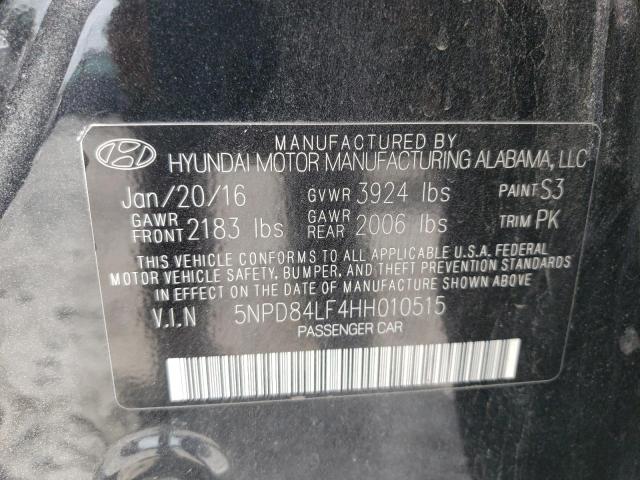 Photo 9 VIN: 5NPD84LF4HH010515 - HYUNDAI ELANTRA SE 