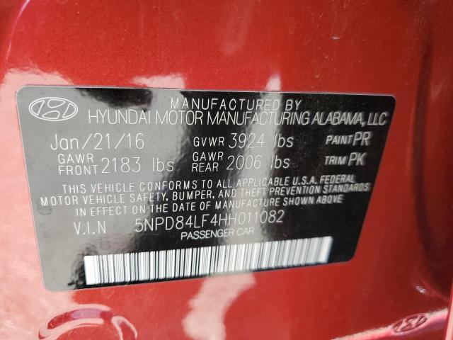 Photo 9 VIN: 5NPD84LF4HH011082 - HYUNDAI ELANTRA SE 