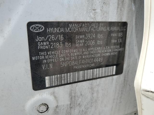 Photo 11 VIN: 5NPD84LF4HH014449 - HYUNDAI ELANTRA SE 