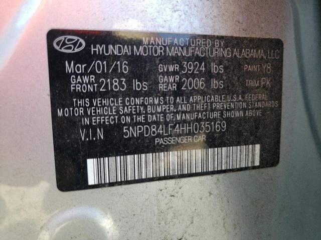 Photo 12 VIN: 5NPD84LF4HH035169 - HYUNDAI ELANTRA 