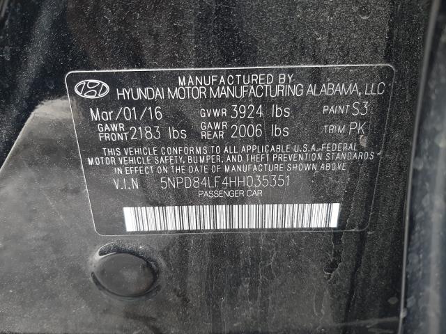 Photo 9 VIN: 5NPD84LF4HH035351 - HYUNDAI ELANTRA SE 