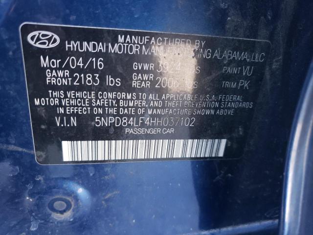 Photo 12 VIN: 5NPD84LF4HH037102 - HYUNDAI ELANTRA SE 