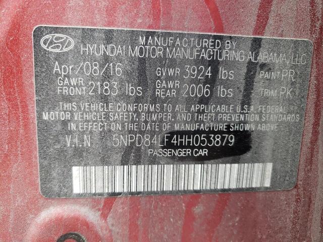 Photo 9 VIN: 5NPD84LF4HH053879 - HYUNDAI ELANTRA SE 