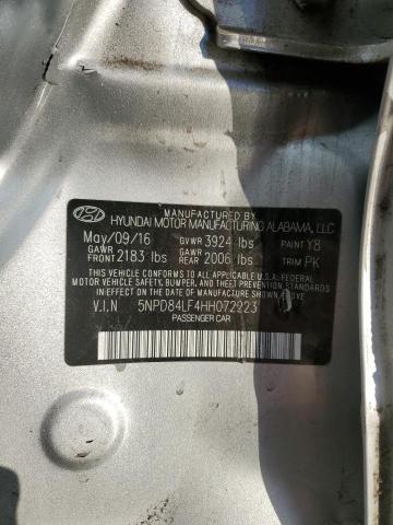 Photo 11 VIN: 5NPD84LF4HH072223 - HYUNDAI ELANTRA SE 