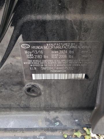 Photo 11 VIN: 5NPD84LF4HH075302 - HYUNDAI ELANTRA 