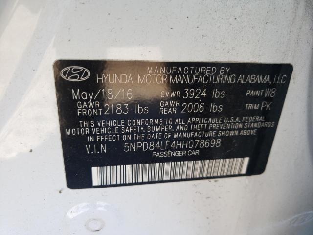 Photo 9 VIN: 5NPD84LF4HH078698 - HYUNDAI ELANTRA SE 